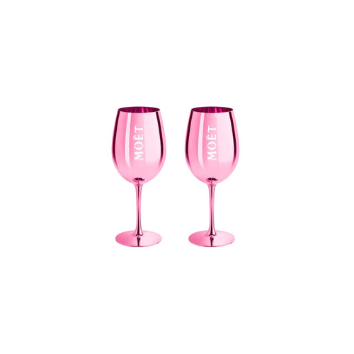 Moët & Chandon Champagnergläser (2 Stück) – Rosa Design