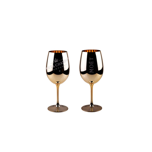 Moët & Chandon Champagnergläser – (2 Stück) - Kupfer Design